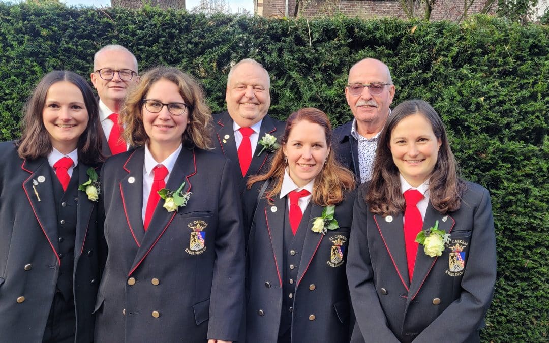 Negen jubilarissen harmonie